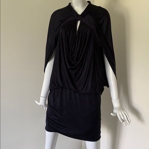 Bcbgmaxazria dark blue runway dress